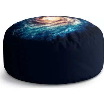 Sedací pytel Kulatý taburet Circle Světelný vír: 38x48 cm - Sablio