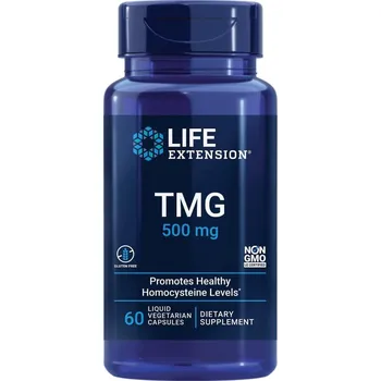 Zdraví Life Extension TMG, 500 mg 60 tekutých rostlinných kapslí