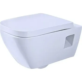 Klozet Geberit Renova Plan Závěsné WC se sedátkem, 43 × 39 × 57 cm, bez splachovacího kruhu, softclose CG05025000
