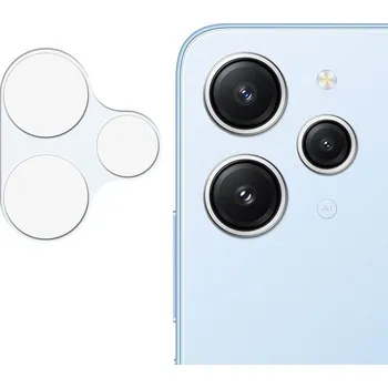3x Ochranné sklo na čočku fotoaparátu a kamery pro Xiaomi Redmi 12 4G - 2+1 zdarma