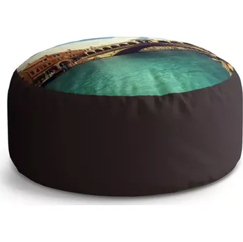 Sedací pytel Kulatý taburet Circle Ponte di Rialto: 38x48 cm - Sablio