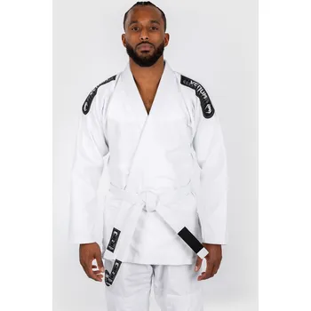 Kimono BJJ gi kimono Venum First - White bílé + BÍLÝ PÁSEK Velikost: A3.5