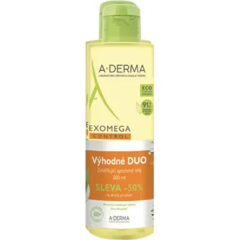 Pleťový krém A-DERMA Exomega CONTROL Zvláč.sprch.olej 500ml DUO