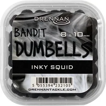 Boilies Drennan nástrahy Bandit Dumbells 8 & 10 mm Inky Squid