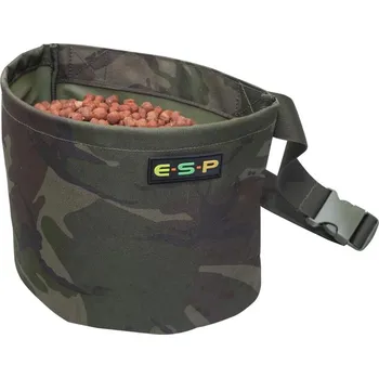 Pouzdro na rybářské vybavení ESP kbelík na opasek Belt Bucket Camo
