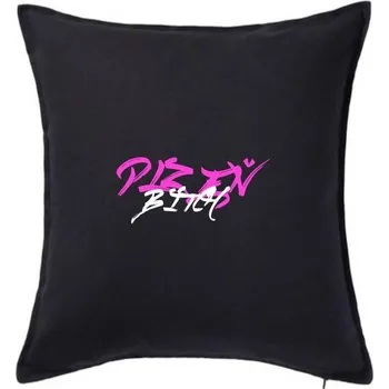 Polštář Plzeň Bitch - Polštář 50x50 - 50x50 - Pouze potah ( Černá )