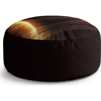 Sedací pytel Kulatý taburet Circle Vesmír: 38x48 cm - Sablio