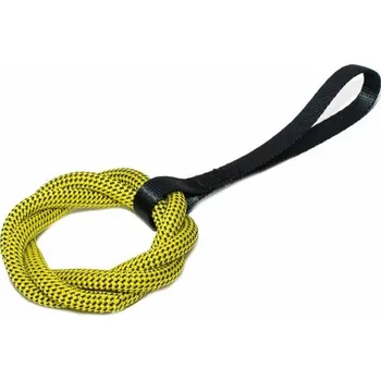 Hračka pro psa TAMER KRUH MALÝ - ŽLUTÉ S ČERNÝM PROŠITÍM