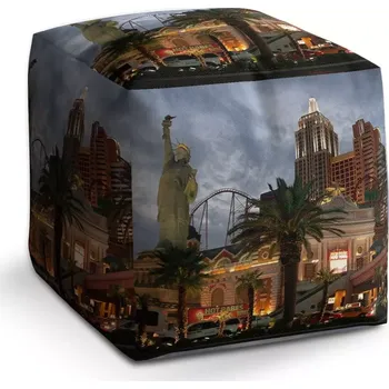 Taburet Taburet Kostka Las Vegas 4: 40x40x40 cm - Sablio