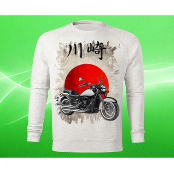 Pánská mikina mikina s motorkou KAWASAKI VULCAN dámská XXL