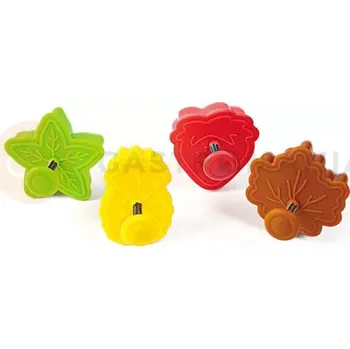 Výroba svíčky Sada 4 vykrajovátek - CUTTER NATURE, 49x50x18 mm | SILIKOMART, Baby Cutter