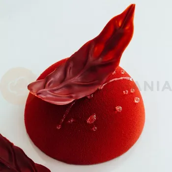 Čokoládová tyčinka Hřeben na tvorbu dekorací - lístek, 8 ks, 80 mm, 20FH03L | MARTELLATO, Petal Comb