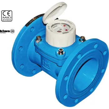 Měřič spotřeby Bmeters Průmyslový impulsní vodoměr WDE-K50, DN50, 30°C včetně impulsního modulu