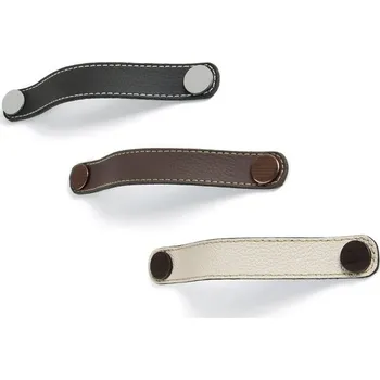 Nábytkové kování Kožená úchytka Siro HF60 béžová