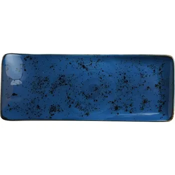 Talíř Servírovací talíř z porcelánu, 21,5x9 cm, modrý | FINE DINE, Kolory Ziemi Iris