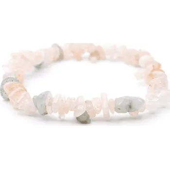 Náramek Milujeme Kameny Akvamarín + Morganit - náramek sekánek NS1 32822