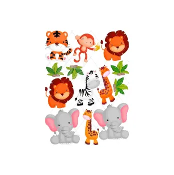 Přisada na vaření a pečení ZOO postavy 2, VARIANTA Jedlý papír 23