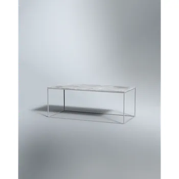 Konferenční stolek Gravelli stolek set Air Steel Square L šedá