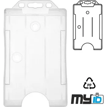 Obal na kartičku Obal IDT - na 1 kartu 54x86 závěsný, na výšku, 1ks