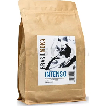 Farmaceutická surovina Zrnková káva 80% Arabika, 20% Robusta, 500 g | BRASIL MOKA, Intenso