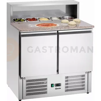 Chladící stůl na pizzu 5x GN 1/6, 260 l, 900x700x1175 mm | BARTSCHER, 900T2