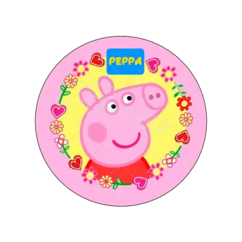 Jedlá dekorace na dort PEPINA a květiny, VARIANTA Jedlý papír 1309