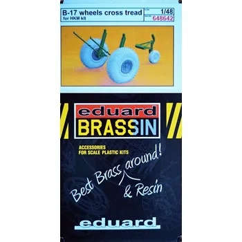 Plastikový model BRASSIN 1/48 B-17 wheels cross tread (HKM)
