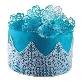 Výroba svíčky Silikonová podložka na krajkové ozdoby a dekorace TRD05 FANTASY | SILIKOMART, Tricot Decor