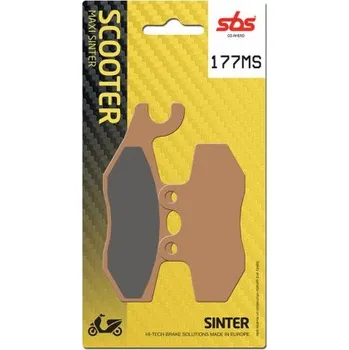 Brzda pro motocykl Zadní brzdové destičky SBS Aprilia SR 300 Max 2012 - 2019 směs MS