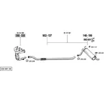 zadní tlumič výfuku Bosal 148-199