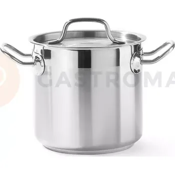 Hrnec Nerezový hrnec vysoký s poklicí, pr. 16 cm, 3 l | HENDI, Profi Line