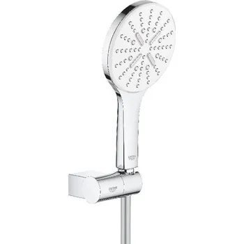 Sprchová hlavice Grohe Rainshower SmartActive - Sada sprchové hlavice 130 9,5 l/min, 3 proudy, držáku a hadice, měsíční bílá 26580LS0