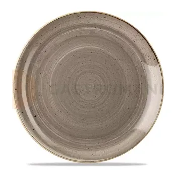 Talíř Mělký talíř šedý, ručně zdobený 32,4 cm | CHURCHILL, Stonecast Peppercorn Grey