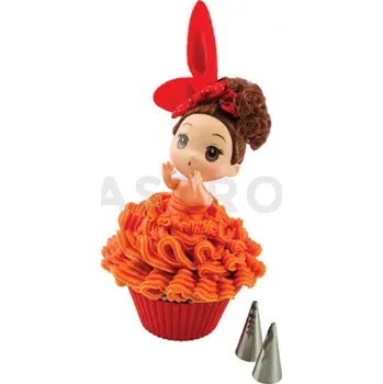 Výroba svíčky Cukrářská špička trojúhelníky - 18 mm | SILIKOMART, Mini Decor Tube