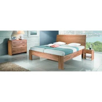 Postel FMP-lignum Masivní postel Calinda Buk - masiv 218 Jasan, lak 90x200 cm