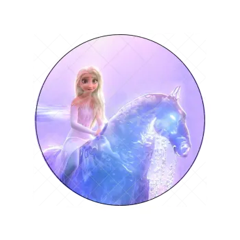 Jedlá dekorace na dort ELZA na koni 2, VARIANTA Jedlý papír 94