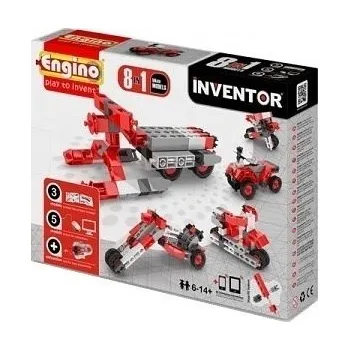 ostatní stavebnice STAVEBNICE ENGINO INVENTOR 8 MODELŮ MOTOCYKLŮ 0832