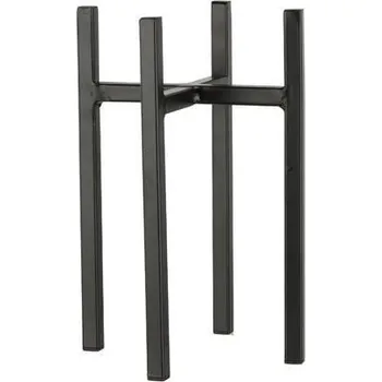 Květináč Kovový stojan na květináč Mica ASCOT, rozměr 14 x 25 cm, černý