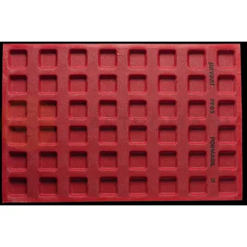 Kuchyňská sůl Forma s mikroperforací na zákusky a dezerty - 600x400 mm, 48 ks x 37/45x16 mm, 27 ml - FF03 | PAVONI, Formasil