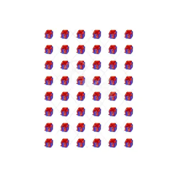 Jedlá dekorace na dort MODRÝ DÁREK s75