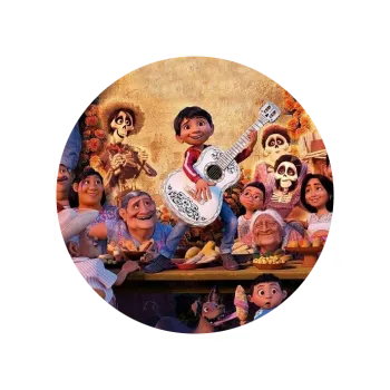 Jedlá dekorace na dort COCO rodina, VARIANTA Jedlý papír 1804