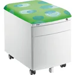 MAYER pojízdný kontejner se zámkem 32W8 26 093 zelené kruhy