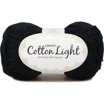 Volný čas Drops Cotton Light 20 černá