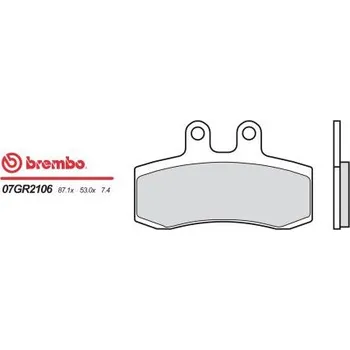 Brzda pro motocykl Přední brzdové destičky Brembo MZ 660 BAGHIRA MUZ 1996 - směs 06