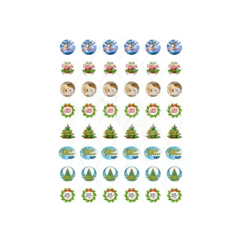 Jedlá dekorace na dort NÁPIS s14