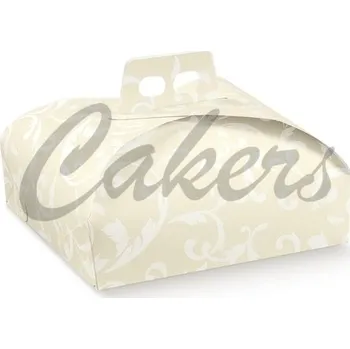 Čokoláda Krabice na dort s uchem Damascato avorio 23x23x11