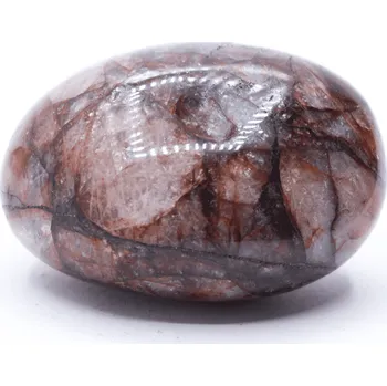 Milujeme Kameny Křišťál s hematitem - leštěný ovál KSH7 354168