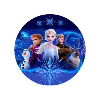 Jedlá dekorace na dort LEDOVÉ KRÁLOVSTVÍ 2, VARIANTA Jedlý papír 1005