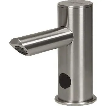 Vodovodní baterie Sanela Senzorové baterie - Umyvadlová automatická baterie, napájení z baterie 6V, nerez SLU 93DB