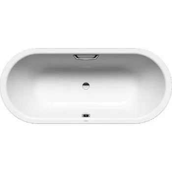 Vana Kaldewei Ambiente - Vana Classic Duo Oval 112, 160x70 cm, s otvory pro madlo, bílá 291310110001